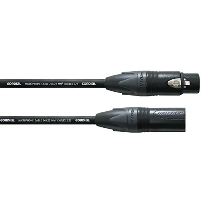 Afbeelding van Cordial CPM 5 FM FLEX XLR Verbindingskabel [1x bus 1x stekker] 5.00 m Zwart