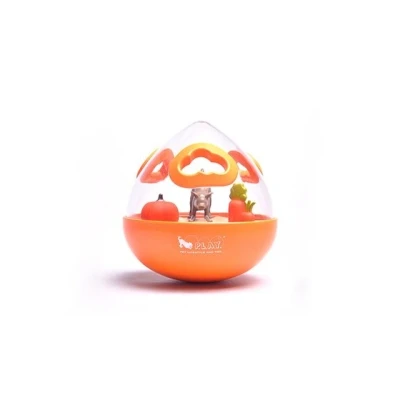 Afbeelding van P.L.A.Y. Hondenspeelgoed Wobble Ball Oranje