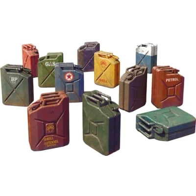 Afbeelding van 1:24 MiniArt 24002 Duitse Jerrycans 20L. voor Diorama Plastic Modelbouwpakket
