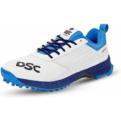 Afbeelding van DSC Jaffa 22 cricket schoenen voor mannen en jongens US 11 Wit Navy