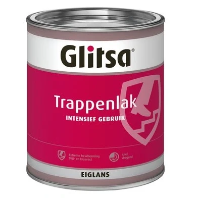 Afbeelding van Glitsa Trappenlak 0,75l Blanke lak &amp; Beits