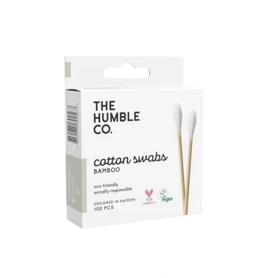 Afbeelding van The Humble Co. Bamboe wattenstaafjes Wit