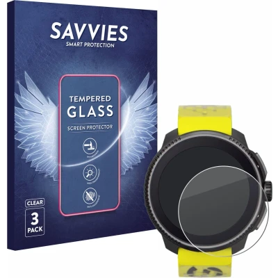 Afbeelding van Savvies Glas Screenprotector voor Suunto Race Gehard Beschermglas 9H (3 Stuks)