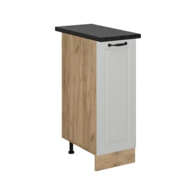 Afbeelding van Vicco Apotheekkast R Line, Wit Landhuis/Krachtige eik goud, 30 cm , WB Antraciet
