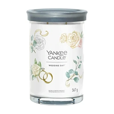 Afbeelding van Yankee Candle Geurkaars Large Tumbler met 2 lonten Wedding Day 15 cm / ø 10