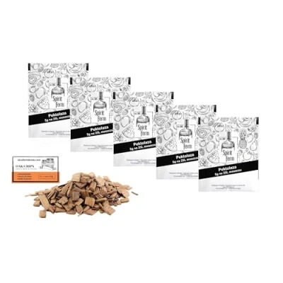 Afbeelding van Pectolase 5 g/25 l + Franse eikenchips 20 g Pectolytisch enzym, Pectoenzym, Pectine, Enzym met fruit en wortwijn, Spirit Ferm (5)