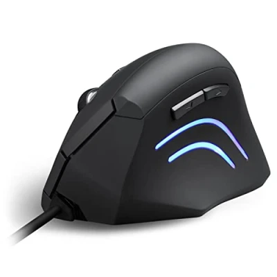 Image de Perixx PERIMICE 508 Souris pour droitiers optique 6 boutons filaire USB noir