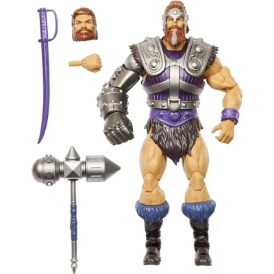 Afbeelding van Masters of the Universe Masterverse Fisto JBP76 New Eternia heldenfiguur, 18 cm, met stalen vuist en 30 gewrichtspunten, cm