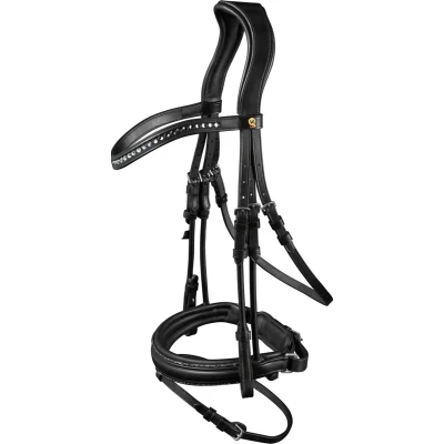 Afbeelding van Waldhausen Hoofdstel S Line Glamour Zwart Cob