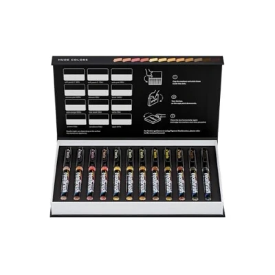 Afbeelding van Karin Realbrush Pigment Set Nude Colors Collection 12 stuks