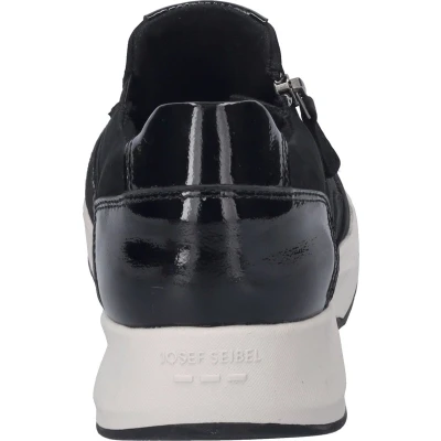 Afbeelding van Josef Seibel ELLI Sneakers laag, Dames, Maat: 42, Schwarz Leer en textiel