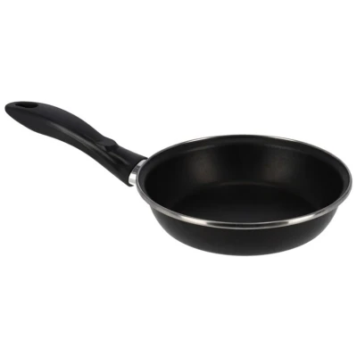 Afbeelding van Gerimport Koekenpan 44,5 X 26 7,5 Cm Rvs Zwart