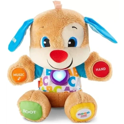 Afbeelding van Fisher Price Laugh &amp; Learn Smart Stages Puppy, interactief speelgoed voor baby&#039;s van 6 tot 36 maanden, educatief meisjes en jongens 1 jaar met muziek verlichting,