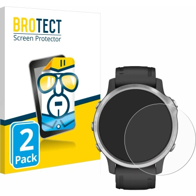 Afbeelding van BROTECT Screenprotector voor Garmin Fenix 6S / Pro Folie Beschermfolie transparant (2 Stuks)