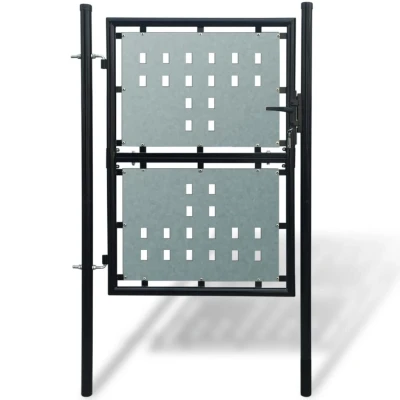 Afbeelding van Poort enkel 100x225 cm zwart