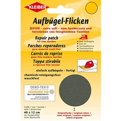 Afbeelding van Kleiber + Co.GmbH Zephir rietpatch opstrijkbaar 40 x 12 cm
