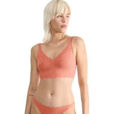 Afbeelding van Sloggi Zero Feel Bliss Bralette voor dames, Mooie abrikoos