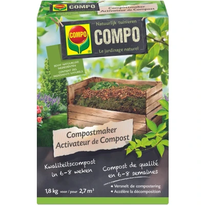 Afbeelding van COMPO Compostmaker kwaliteitscompost in 6 tot 8 weken versnelt de compostering doos 1,8 kg