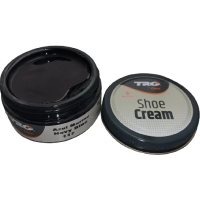 Afbeelding van TRG schoencrème met bijenwas navy blauw 50 ml