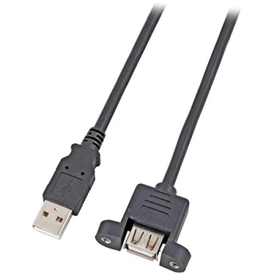 Afbeelding van EFB Elektronik K5291SW.1,8V2 USB kabel 1,8 m 2.0 A Zwart