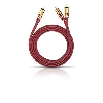 Afbeelding van Oehlbach XXL Series 8 Videokabel composietvideo RCA male naar 50 cm dubbel afgeschermd grafietgrijs