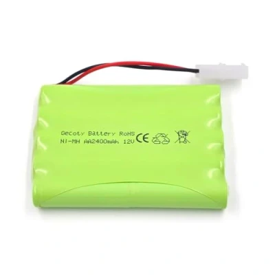 Afbeelding van Gecoty® NiMH 12 V 2400 mAh oplaadbare AA batterij met KET 2P aansluiting voor afstandsbediening speelgoed en elektrisch gereedschap