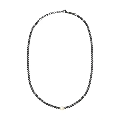 Afbeelding van Breil Hazard Ketting, Heren, Maat: One Size, Graphite
