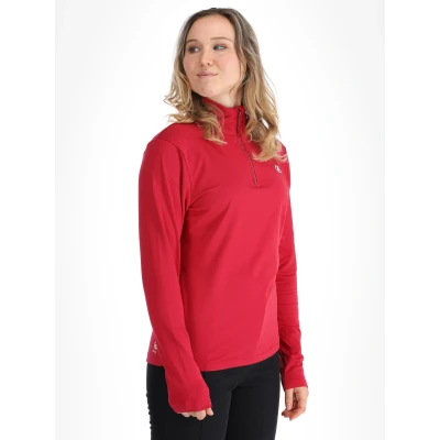 Afbeelding van Dare2B Lowline II Couche intermédiaire légère pour femme avec tissu stretch recyclé Ilus Core, parfait le ski, snowboard et les sports d&#039;hiver Rose baie