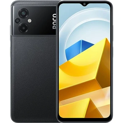 Image de Xiaomi POCO M5 4G smartphone double SIM RAM 4 Go / Mémoire interne 128 microSD slot 6.58&quot; 2408 x 1080 pixels (90 Hz) 3 caméras arrière 50 MP, 2 MP front camera 5 noir