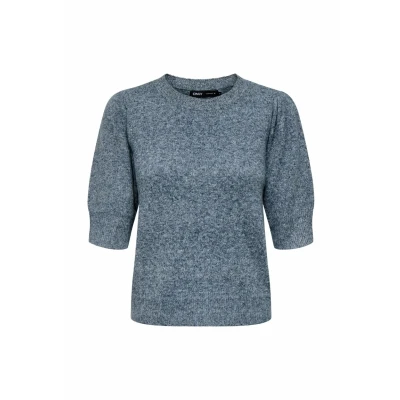 Afbeelding van Only Trui Onlrica Life 2/4 Pullover Knt Noos 15318551 Moonlit Ocean/w. Melange Dames Maat M