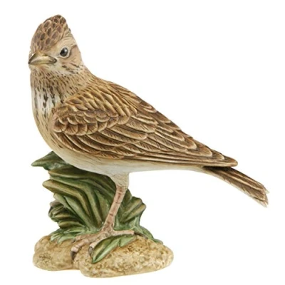 Afbeelding van Goebel Vogels Decoratief beeld / figuur Vogel van het jaar 2019 veldleeuwerik Porselein 14cm