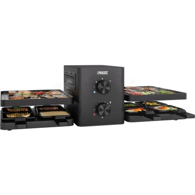 Afbeelding van Princess 162660 Raclette Purify 8 personen Met ingebouwde afzuiging 1500 W