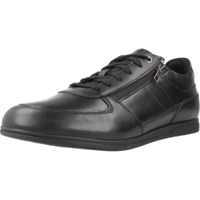 Afbeelding van Geox Renan Sneakers laag, Heren, Maat: 46, Noir Leer