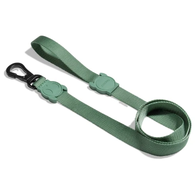 Afbeelding van Zee.Dog Looplijn Army Green Mosgroen Hondenriem 120x1.5 cm
