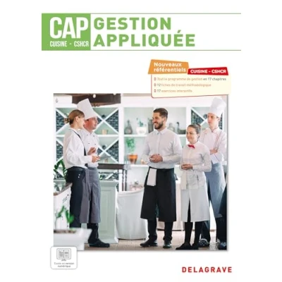 Afbeelding van Gestion appliquée: CAP Cuisine et CSHCR