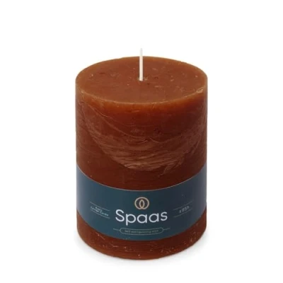 Afbeelding van Rustiek Kaars 100/130mm bordeaux Spaas