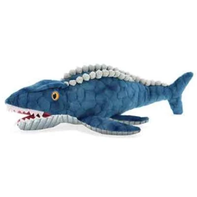 Afbeelding van Keel Toys KEELECO 100% gerecycled pluche dier ecologisch speelgoed voor kinderen dinosaurus mosasaurus 38 cm SE2273