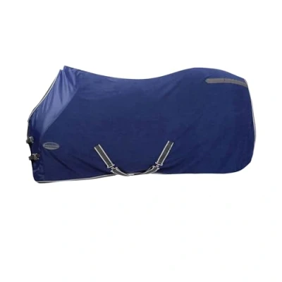 Afbeelding van Weatherbeeta Fleece Cooler Standard Neck Donkerblauw/Grijs/Wit 150/200