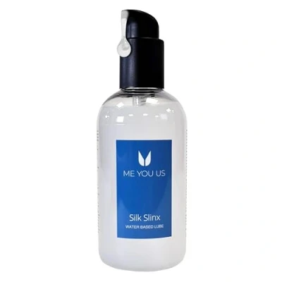 Afbeelding van Me You Us Silk Slix Water Based Lubricant Pump Bottle White 250ml