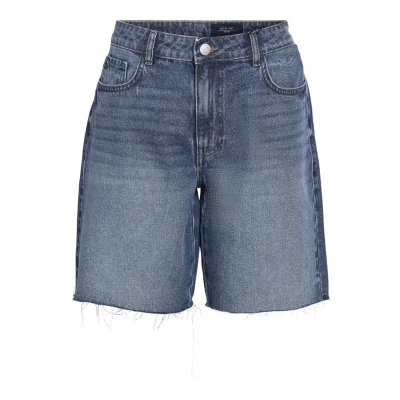 Afbeelding van Noisy May Nmholla Jeansshort, Dames, Maat: Small, Medium blue denim