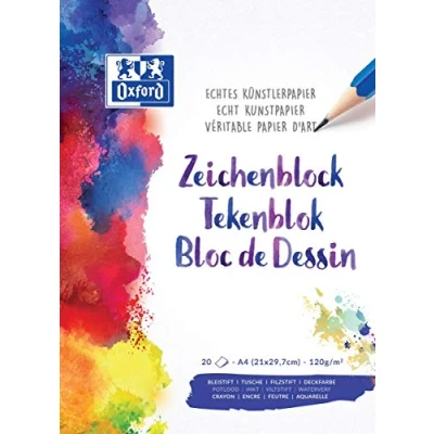 Afbeelding van Oxford 100050321 schrijfblok &amp; schrift A4