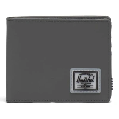 Afbeelding van Weather Resistant Roy RFID Gargoyle / Portefeuille gemaakt van gerecycleerde materialen en heeft een matte coating meerdere kaartsleuven Beperkte Levenslange Garantie Grijs