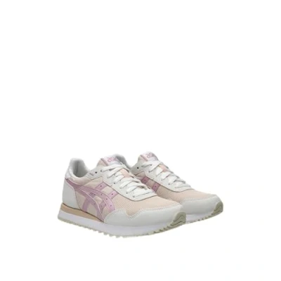 Afbeelding van Asics Sportstyle Tiger Runner II Sneakers laag, Dames, Maat: 41.5, Pearl pink/rose water Imitatieleer/ textiel