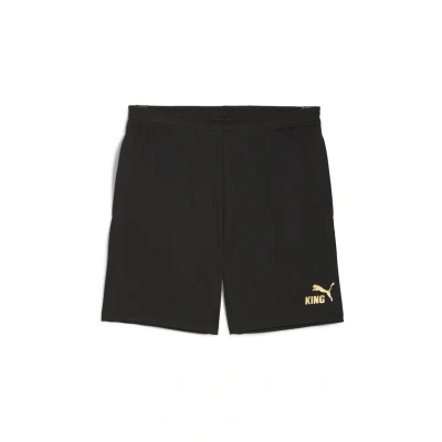 Afbeelding van KINGtouch voetbalshort voor Heren, Zwart/Goud, Maat M PUMA