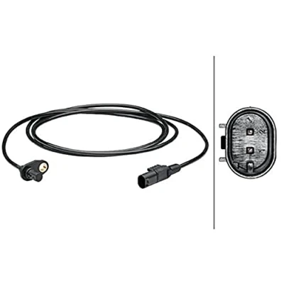 Afbeelding van HELLA 6PU 012 679 421 ABS sensor Achteras Actieve 2 1850 MERCEDES BENZ: Sprinter 3.5 T Van, Minibus, 3 Van