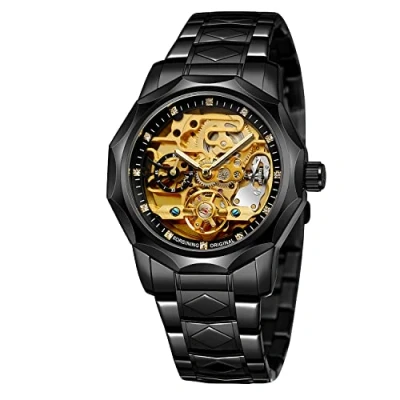 Afbeelding van Tourbillon Design Herenhorloge, analoog, automatisch, roestvrij staal