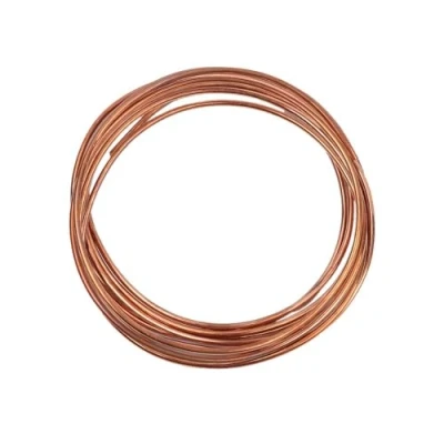 Afbeelding van koperdraad, T2 zuiver wit, goede warmtegeleiding en corrosiebestendigheid, 1 mm x 10 m/3 4 m/ 5 m