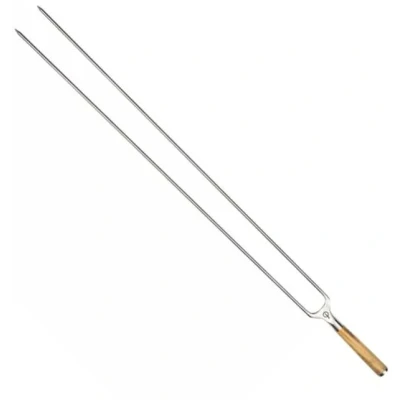 Afbeelding van Forged BBQ Vorkspies / Skewer Churrasco Olijfhout Staal 70cm