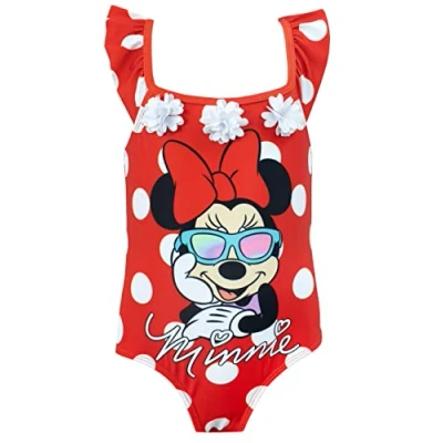 Afbeelding van Disney Minnie Mouse Badpak voor meisjes, eendelig badpak, Rood