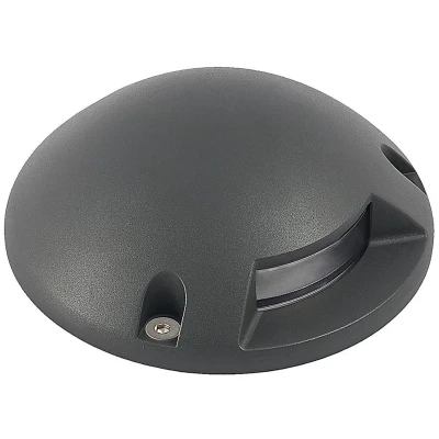 Afbeelding van Lindby LED buitenlamp 1licht aluminium, kunststof H: 5.3 cm donkergrijs Inclusief lichtbron